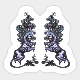 Dark unicorns Sticker